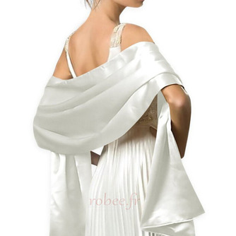 Robe de soirée châle en satin Châle Écharpe en satin Robe de mariée assortie - Page 1