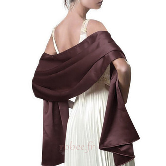 Robe de soirée châle en satin Châle Écharpe en satin Robe de mariée assortie - Page 7