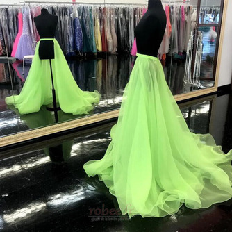 Jupe Amovible pour Robe de Mariée Organza Chapel Train Fente Avant Train Amovible pour la Mariée - Page 8