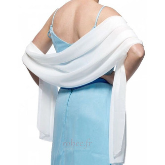 Robe de soirée châle écharpe en mousseline de soie châle avec protection solaire châle long 200CM - Page 3