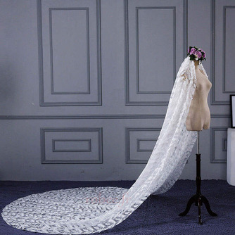 Voile de mariée ivoire 3m plume accessoires de mariage voile voile de mariage fantastique - Page 3