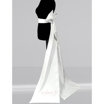 Train de mariée avec grand nœud train amovible de mariée train amovible en satin - Page 4