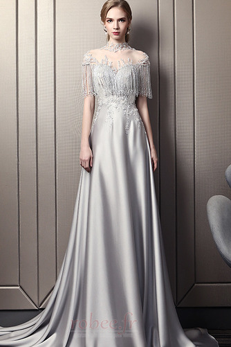 Robe de soirée Traîne Courte Elégant Petites Tailles Fête Gland - Page 1