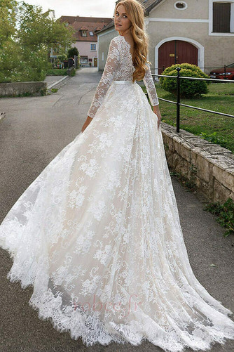 Robe de mariée Pittoresque Manche Longue Poire Décalcomanie Manche Aérienne - Page 2