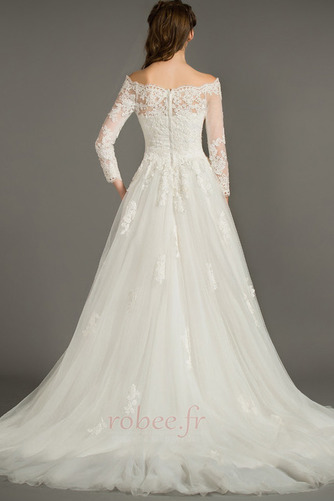 Robe de mariée Jardin Fermeture éclair Elégant Couvert de Dentelle - Page 3