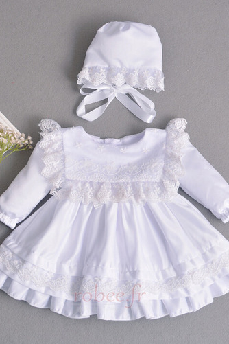 Robe de fille de fleur Formelle Cérémonie Satin Fermeture éclair - Page 9