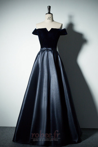 Robe de bal Laçage Rosée épaule Poches Fête Sans Manches a ligne - Page 8