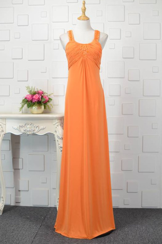 Robe de demoiselle d'honneur Mousseline taille haute Milieu rider - Page 1