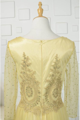 Robe de soirée gossamer Longueur de genou Manche Longue Montrer - Page 5