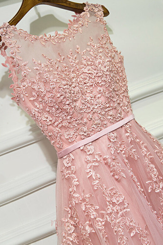 Robe de demoiselle d'honneur Longueur de plancher Col U Profond - Page 3