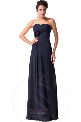 Robe de demoiselle d'honneur Mousseline Dos nu A-ligne Manquant - Page 4