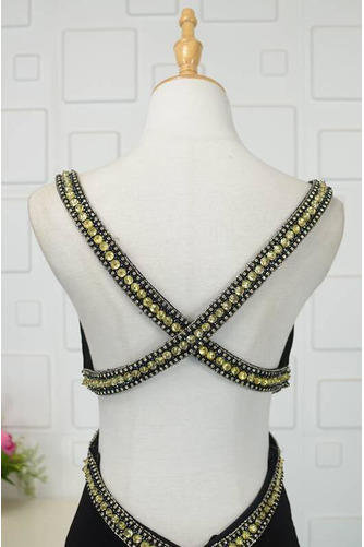 Robe de bal Dos nu Serré Drapé Été Longueur de genou Sans Manches - Page 6