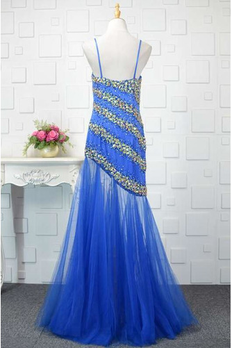 Robe de bal Sans Manches Dos nu Sirène Taille chute Drapé Train de petit - Page 3