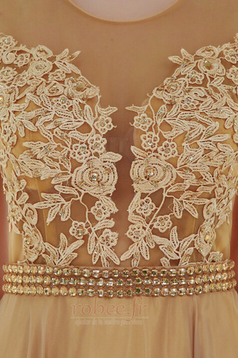 Robe de soirée a ligne Mousseline Printemps Cérémonial Naturel taille - Page 6