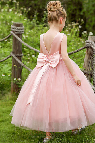 Robe de fille de fleur Festin Été Orné de Nœud à Boucle Tulle - Page 6