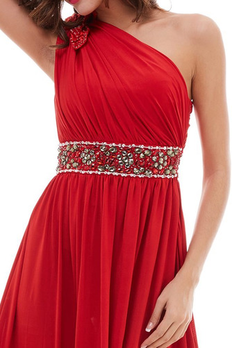 Robe de bal semi-halter Elégant A-ligne Chiffon Ballon Longueur Cheville - Page 5