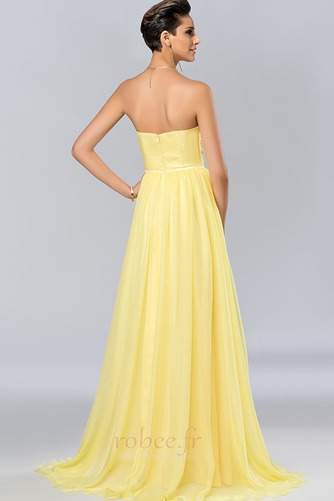 Robe de bal Sans courroies Train de petit Fête Plissé Sans Manches - Page 3