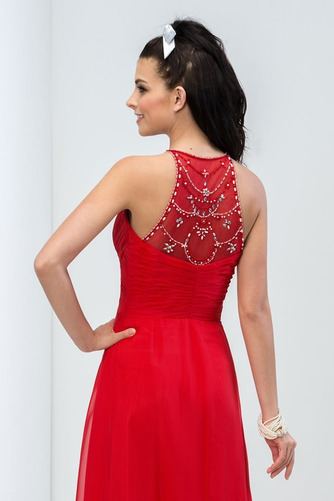 Robe de bal Formelle Longueur de plancher Petit collier circulaire - Page 5