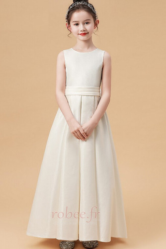 Robe de fille de fleur Longueur Cheville Orné de Nœud à Boucle - Page 1