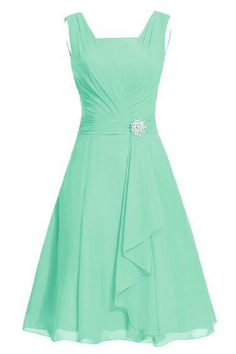 Robe de demoiselle d'honneur Col Carré Mousseline Norme Fermeture à glissière - Page 6