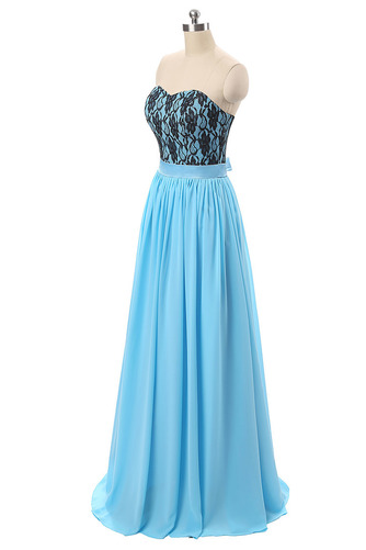 Robe de demoiselle d'honneur Longue Fermeture éclair Glamour - Page 3