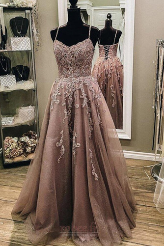 Robe de soirée Été Balançoire Lacez vers le haut Glamour Longueur de plancher - Page 1