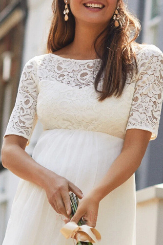 Robe de mariée Manche Courte Longueur de genou Maternité De plein air - Page 3
