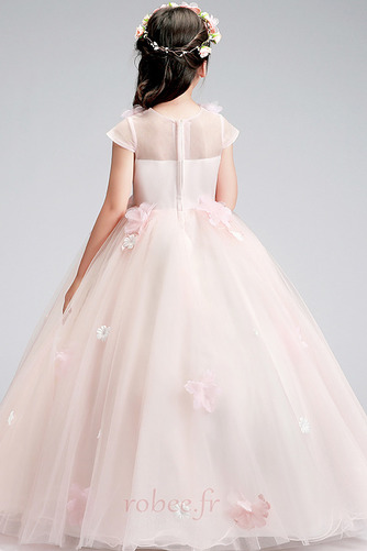Robe de fille de fleur Manquant Orné de Rosette Elégant Été Fleurs - Page 2
