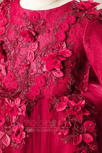 Robe de fille de fleur Manche de T-shirt Montrer Nœud à Boucles - Page 10