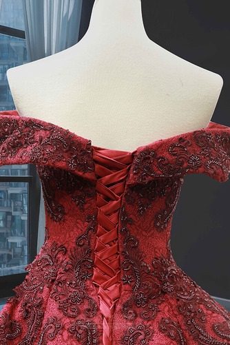 Robe de bal Longue Fermeture éclair Fourreau Avec Bijoux Rosée épaule - Page 9