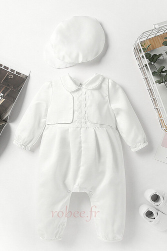 Robe de fille de fleur Un Costume Hiver Longueur Cheville Taffetas - Page 1
