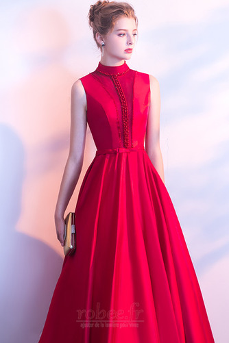 Robe de bal a ligne Col haut Norme Milieu dos Festin Perle Elégant - Page 4