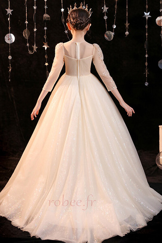 Robe de fille de fleur Montrer Manche Aérienne Formelle a ligne - Page 2