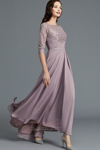 Robe mères Dentelle 3/4 Manche Automne Manche de T-shirt Mariage - Page 4