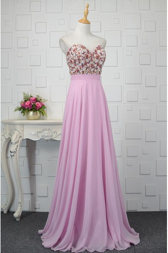 Robe de soirée Mousseline Fourreau Avec Bijoux A-ligne Médium - Page 2