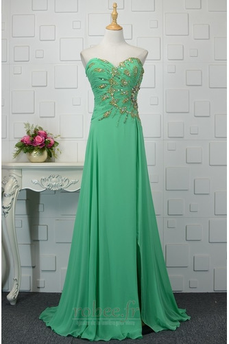 Robe de soirée Longueur de plancher Scintillait Étoilé Fourreau Avec Bijoux - Page 1