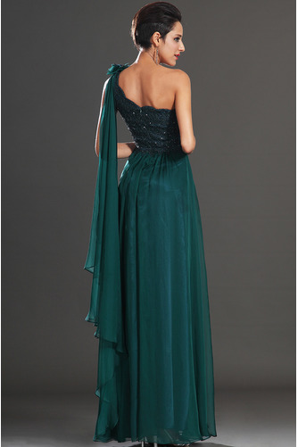 Robe de soirée Longue Une épaule Epurée Naturel taille Maigre - Page 6