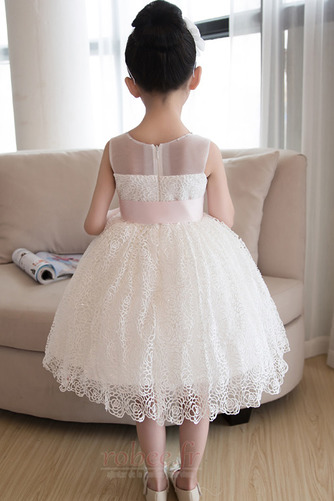 Robe de fille de fleur Dramatique Fermeture à glissière Couvert de Dentelle - Page 2