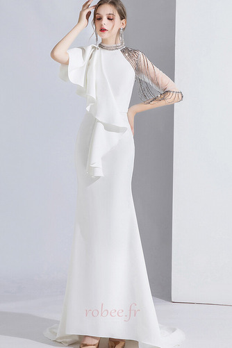 Robe de soirée Naturel taille Près du corps Norme Ruchés Plongeants - Page 3