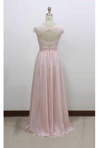 Robe de demoiselle d'honneur Dentelle Fermeture à glissière Naturel taille - Page 2
