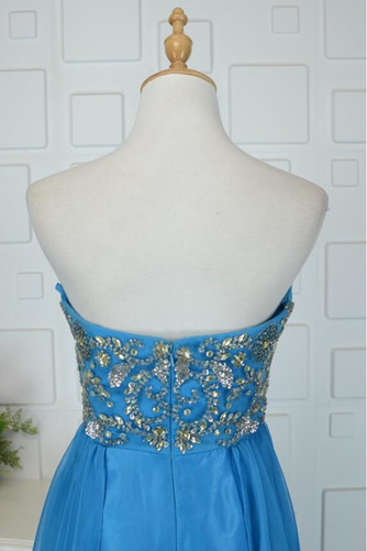 Robe de bal Dos nu Ballon Naturel taille Scintillait Perle Turquoise - Page 5