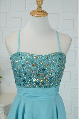 Robe de cocktail Pittoresque Longue Norme Gradins Col Carré Mousseline - Page 4