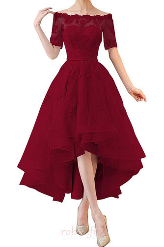 Robe de cocktail Asymétrique Drapé Vente Asymétrique Laçage Naturel taille - Page 4
