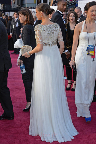 Robe de soirée Dolman Sleeves Longueur de plancher Naturel taille - Page 2