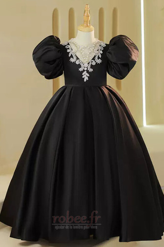 Robe de fille de fleur Cérémonie Naturel taille Dos nu A-ligne - Page 5