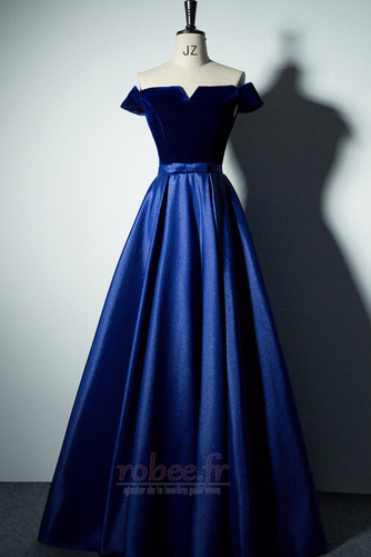 Robe de bal Laçage Rosée épaule Poches Fête Sans Manches a ligne - Page 7