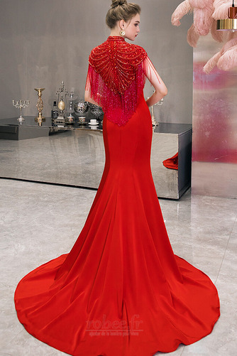 Robe de soirée Fermeture à glissière Naturel taille Corsage Avec Bijoux - Page 12