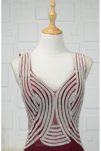 Robe de soirée vogue Fermeture à glissière Rectangulaire Corsage Avec Bijoux - Page 10