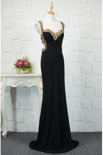 Robe de bal Serré Sans Manches Naturel taille Décolleté Dans le Dos - Page 2