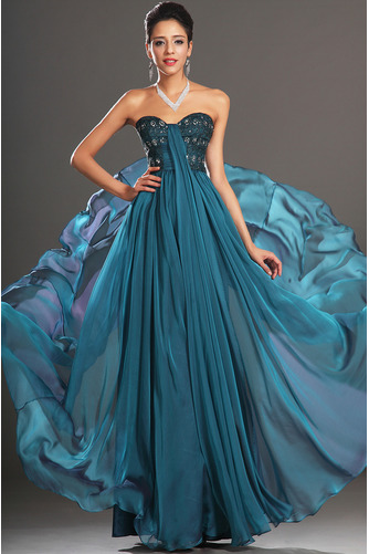 Robe de soirée noble Fermeture à glissière Automne Sans Manches - Page 2